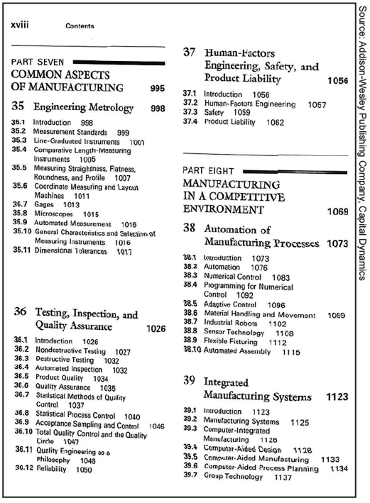 Manufacturing Engineering and Technology, Serope Kalpakjian